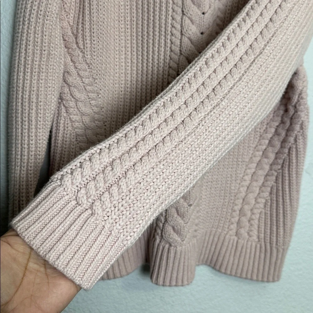 Lululemon Turtleneck Cable Knit Sweater‎ Size 8 Cabincore Chunky Bring the Cozy